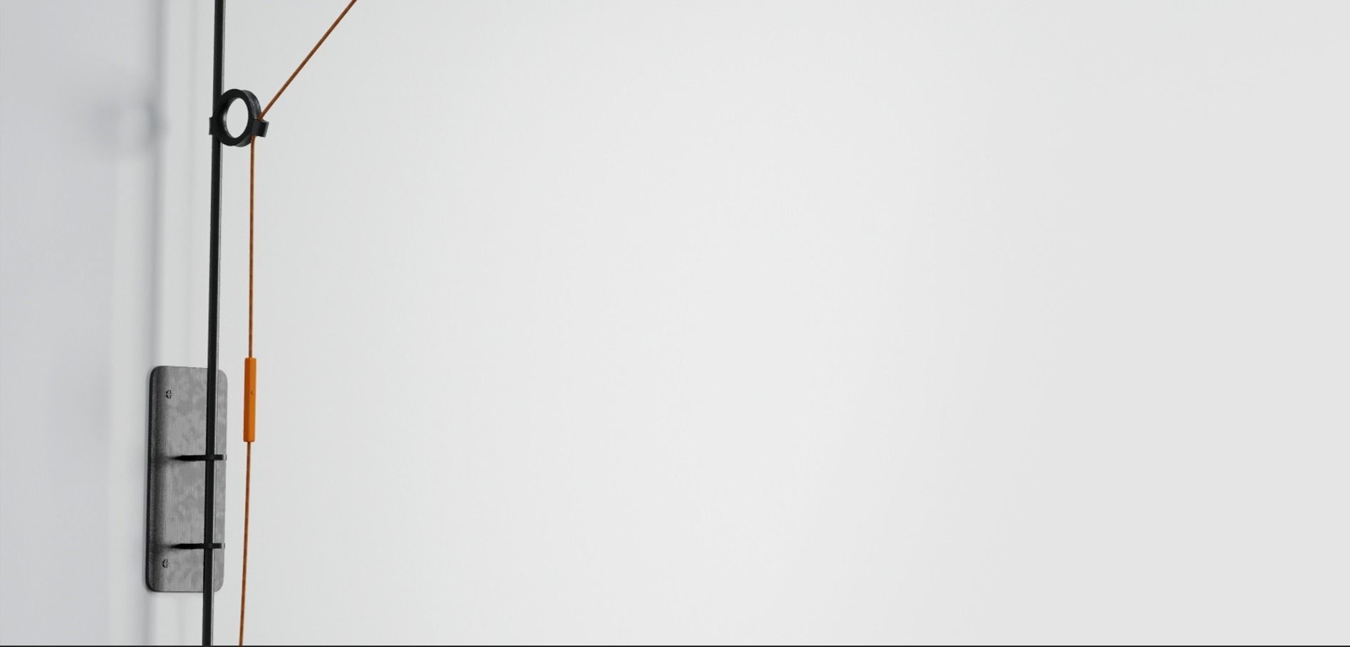 AYNO wall light Low-poly 3D model_9