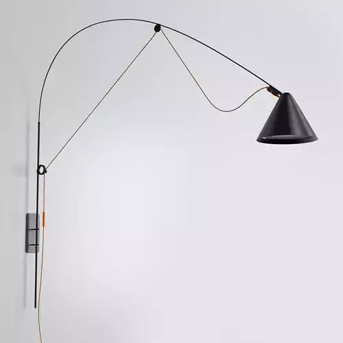 AYNO wall light Low-poly 3D model