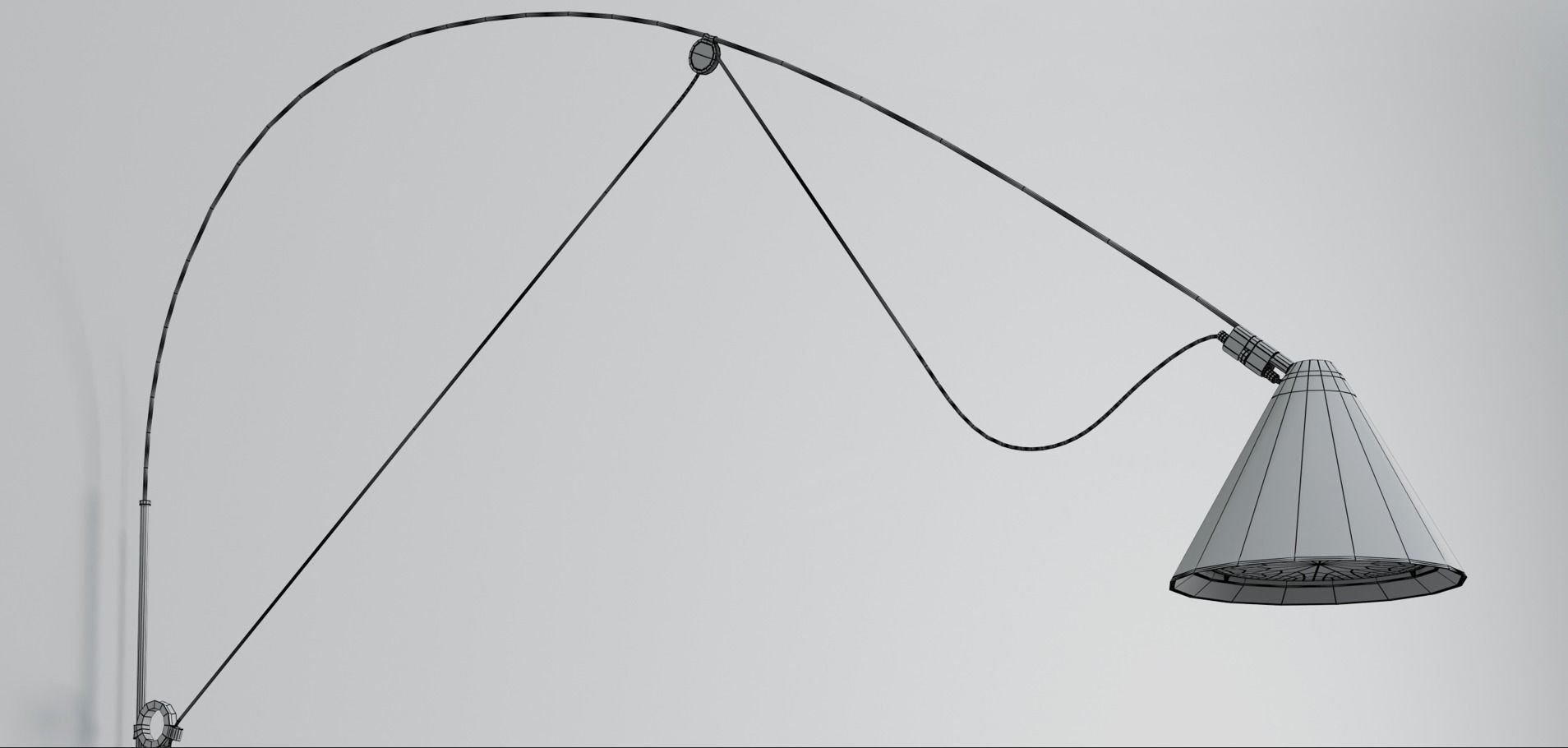 AYNO wall light Low-poly 3D model_7