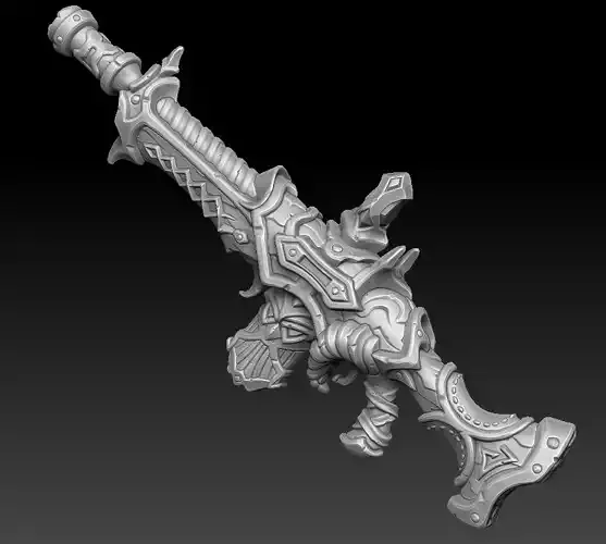 Dwarf assault rifle 3d print