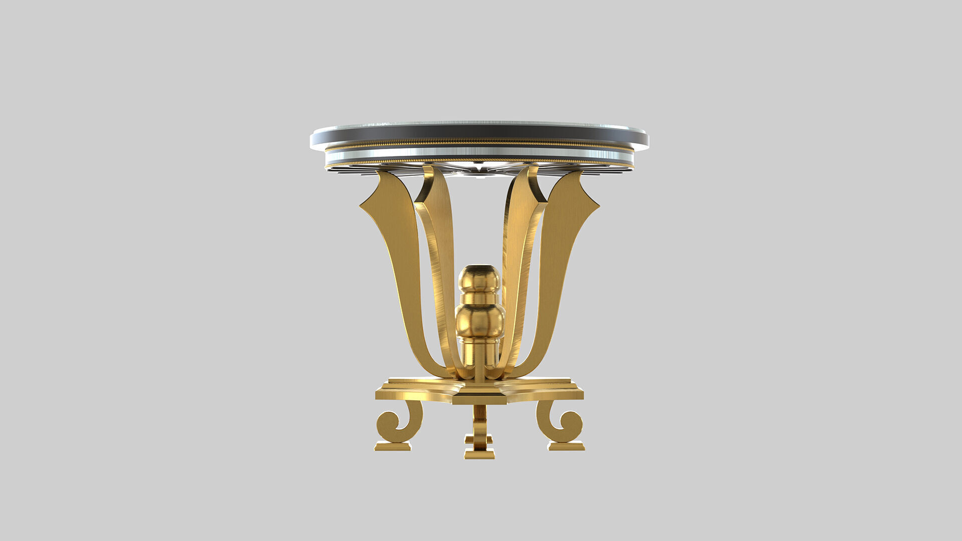 Classic 3D Table 3D model_9