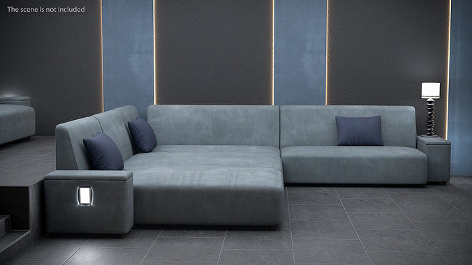 Corner Sofa 3D model 2