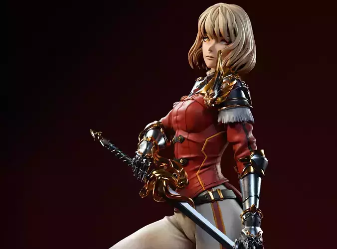Cha Hae-In fanart Solo leveling 3D print model