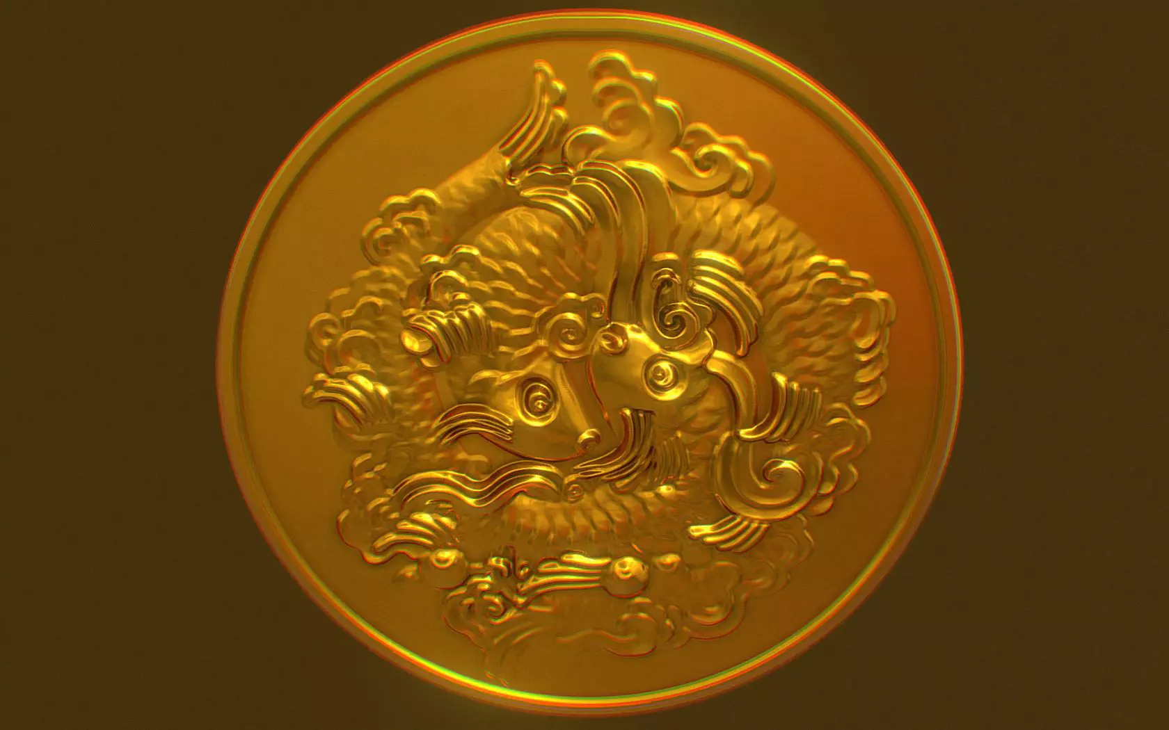 FISH RELIEF 3D model_0