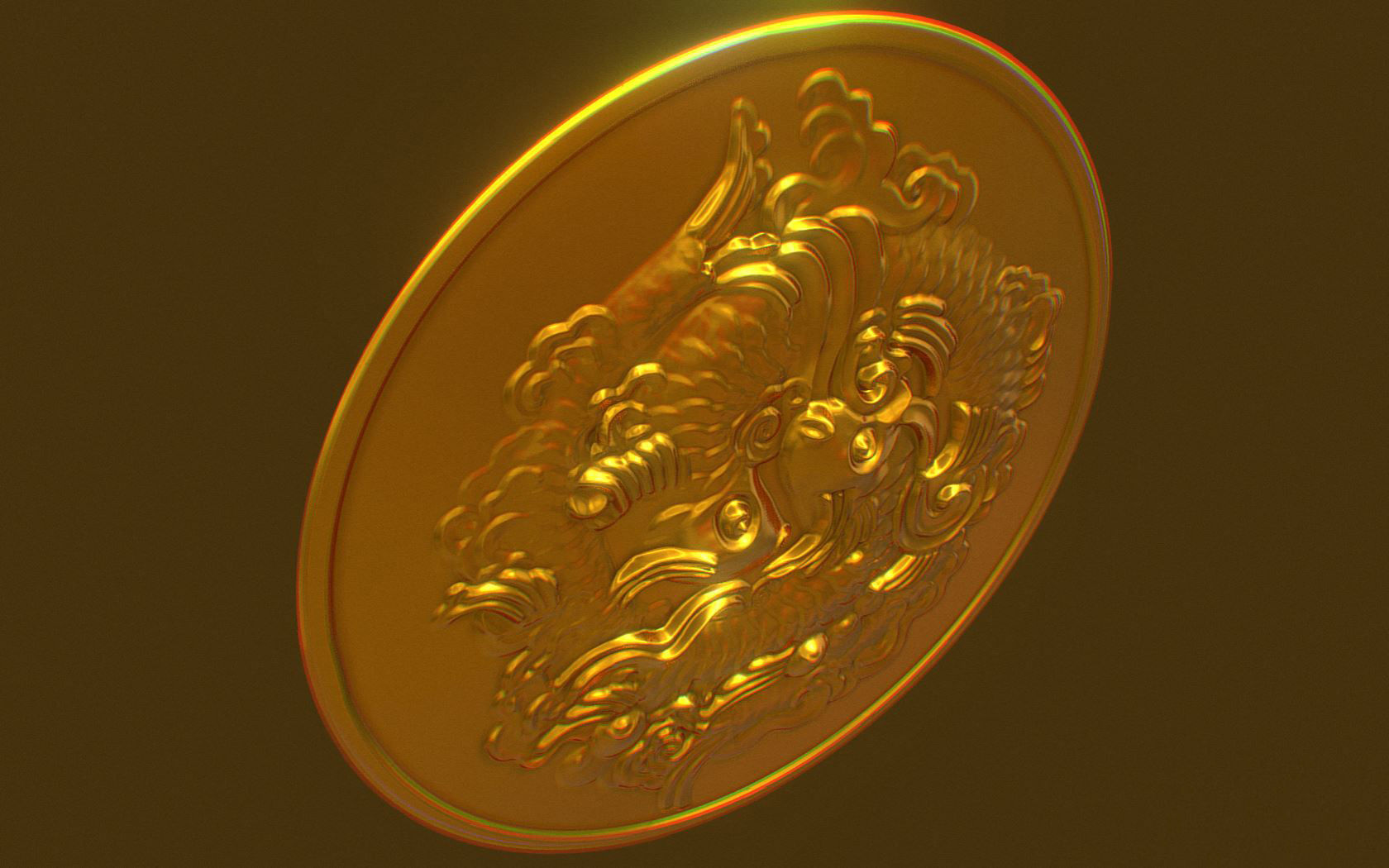 FISH RELIEF 3D model_2