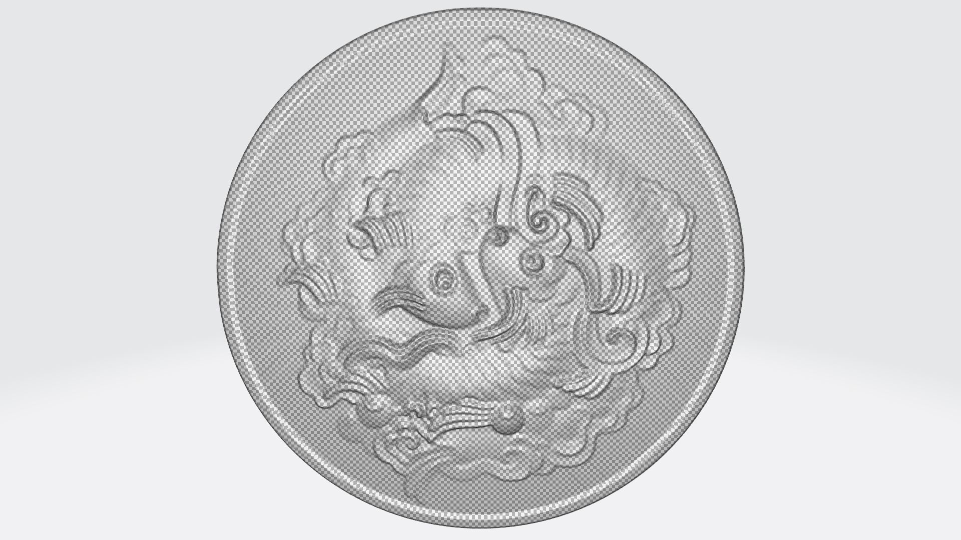 FISH RELIEF 3D model_5