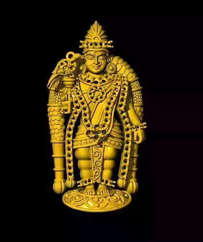 MURUGAN BABA PENDENT 3D print model