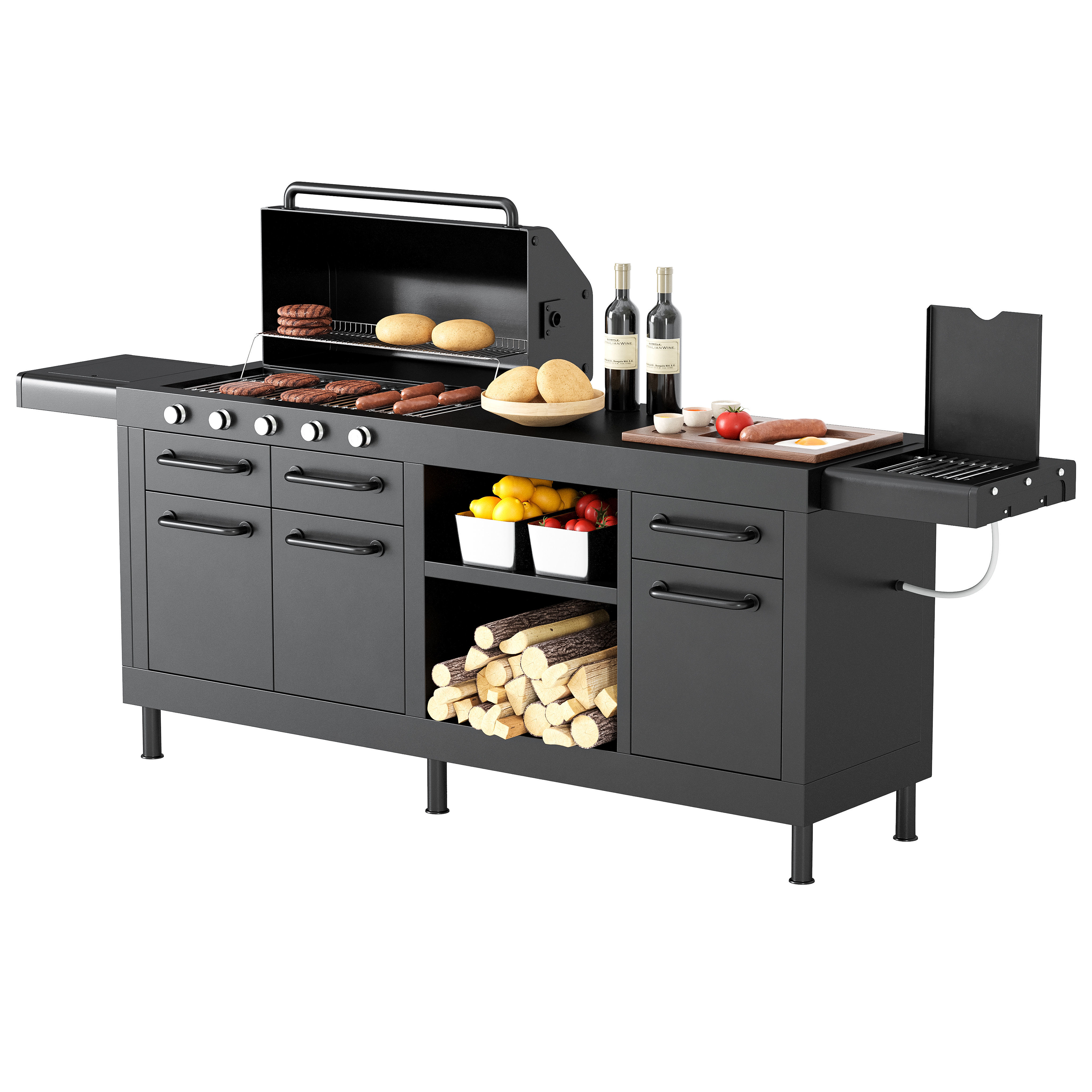 Barbecue 57 3D model_1