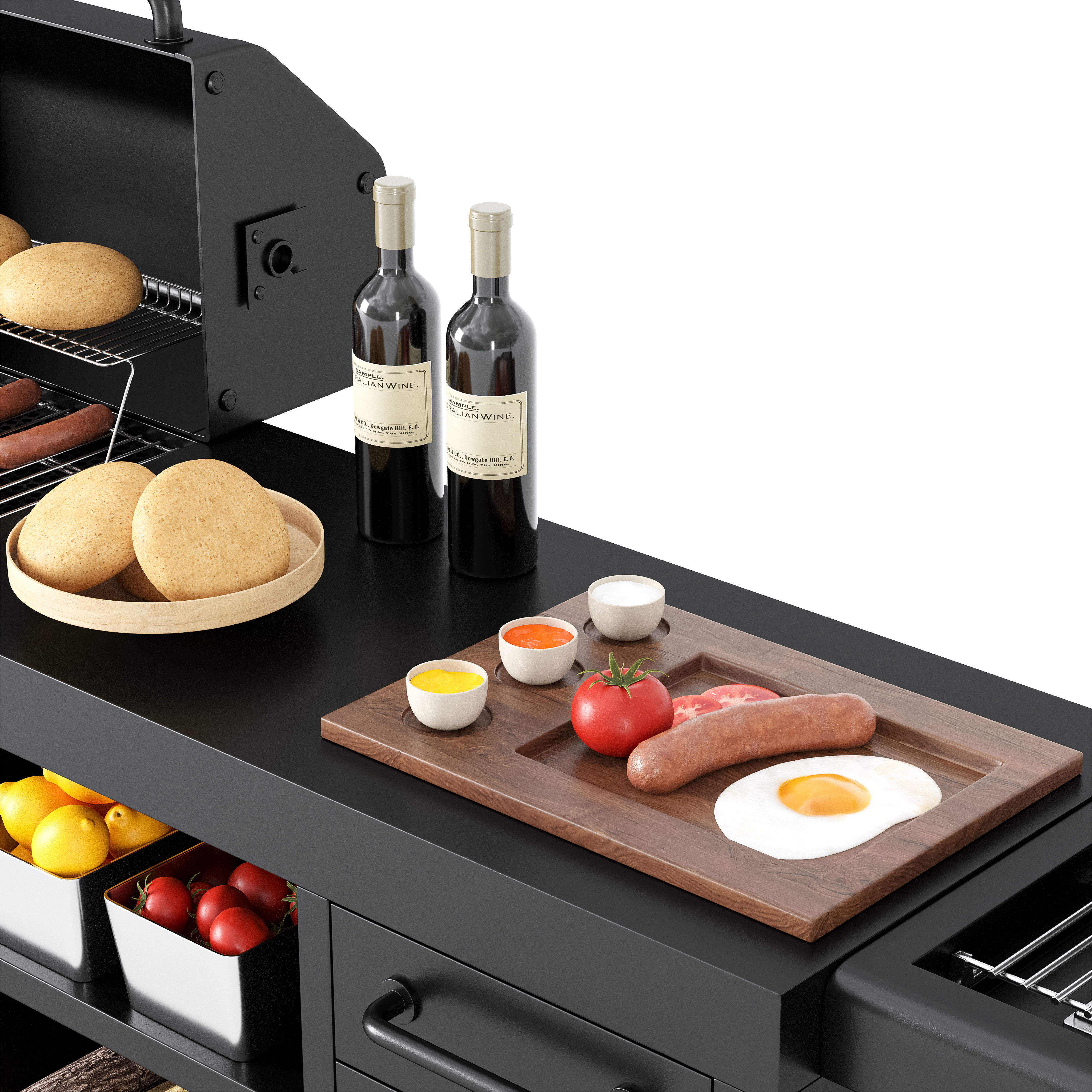 Barbecue 57 3D model_4