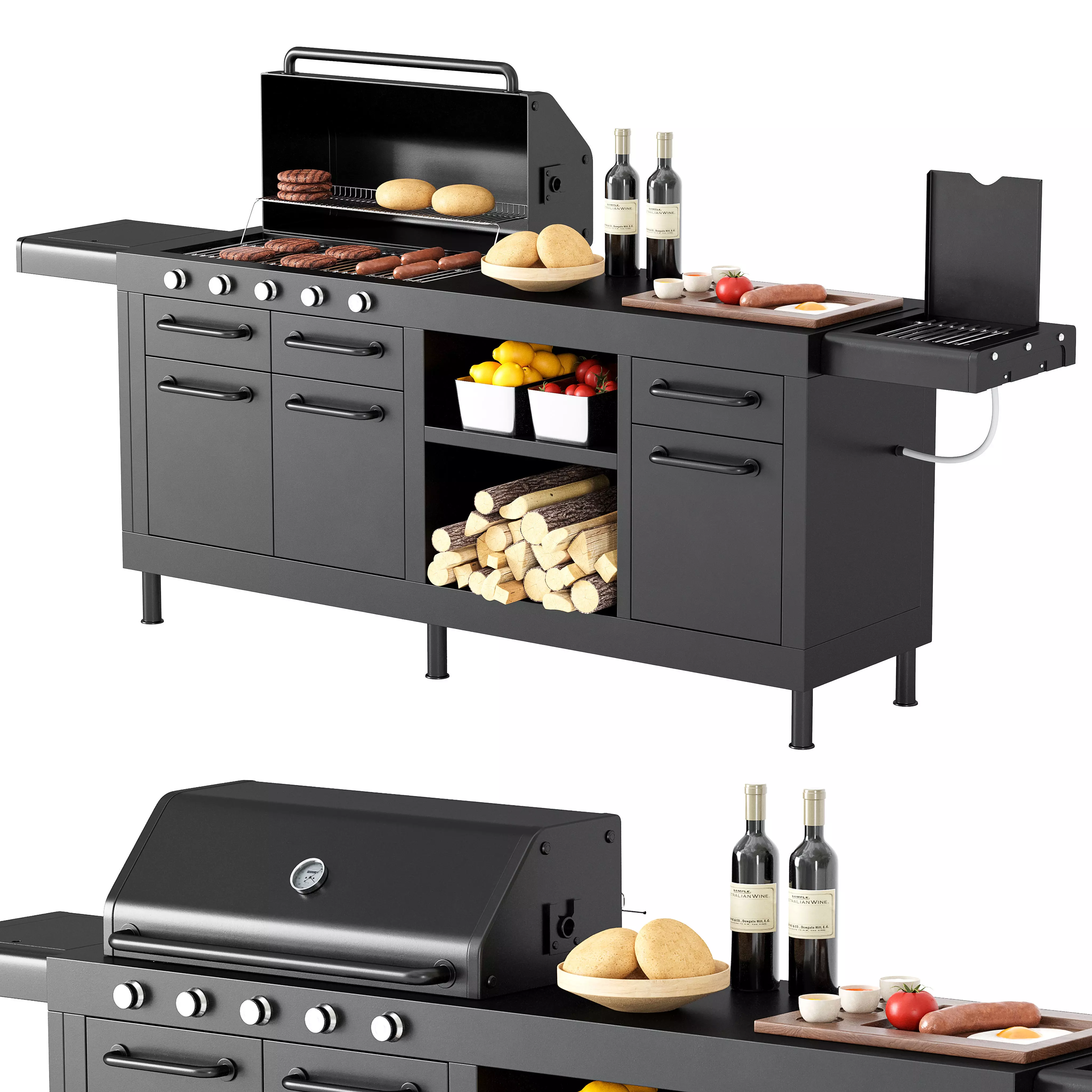 Barbecue 57 3D model_0