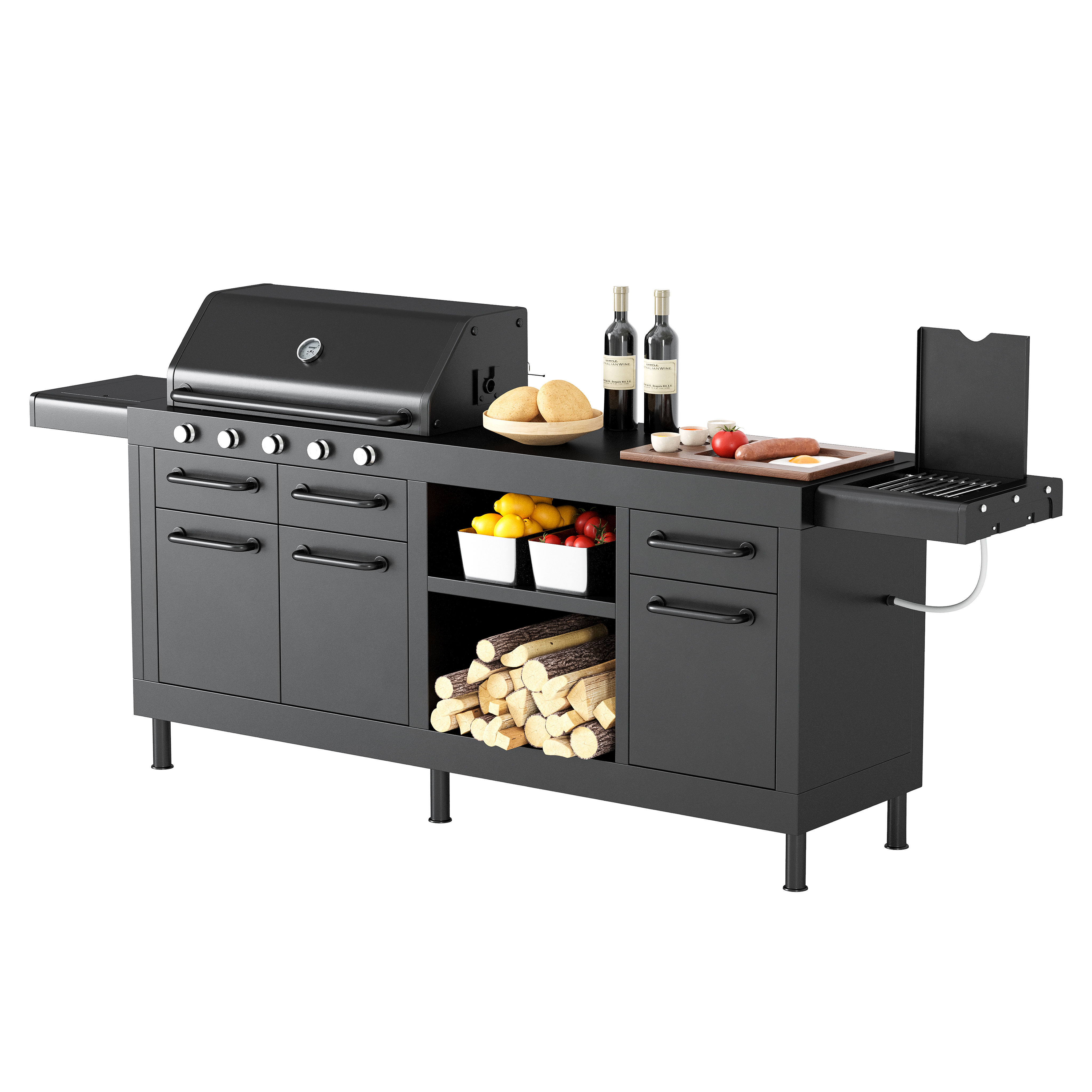 Barbecue 57 3D model_2