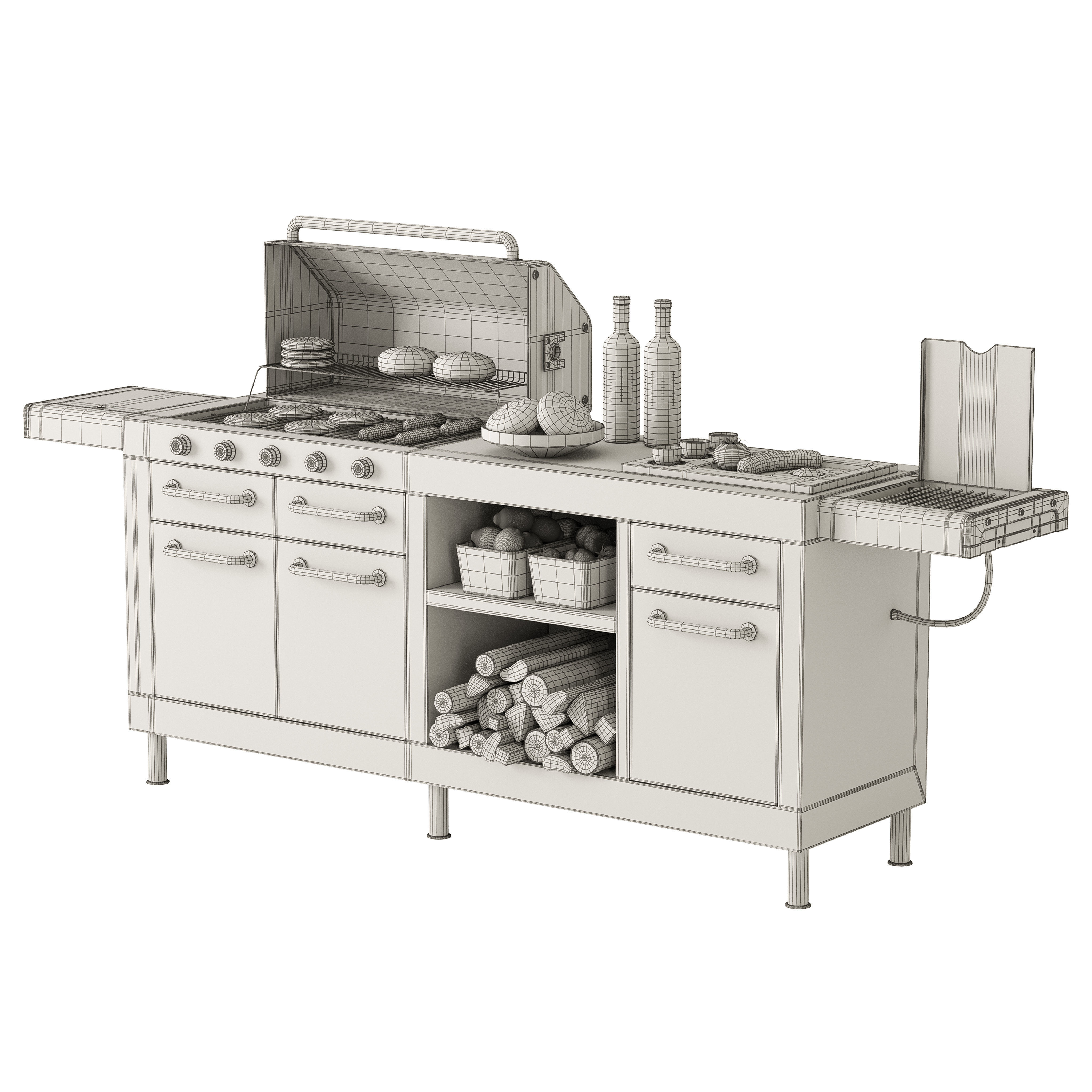 Barbecue 57 3D model_7