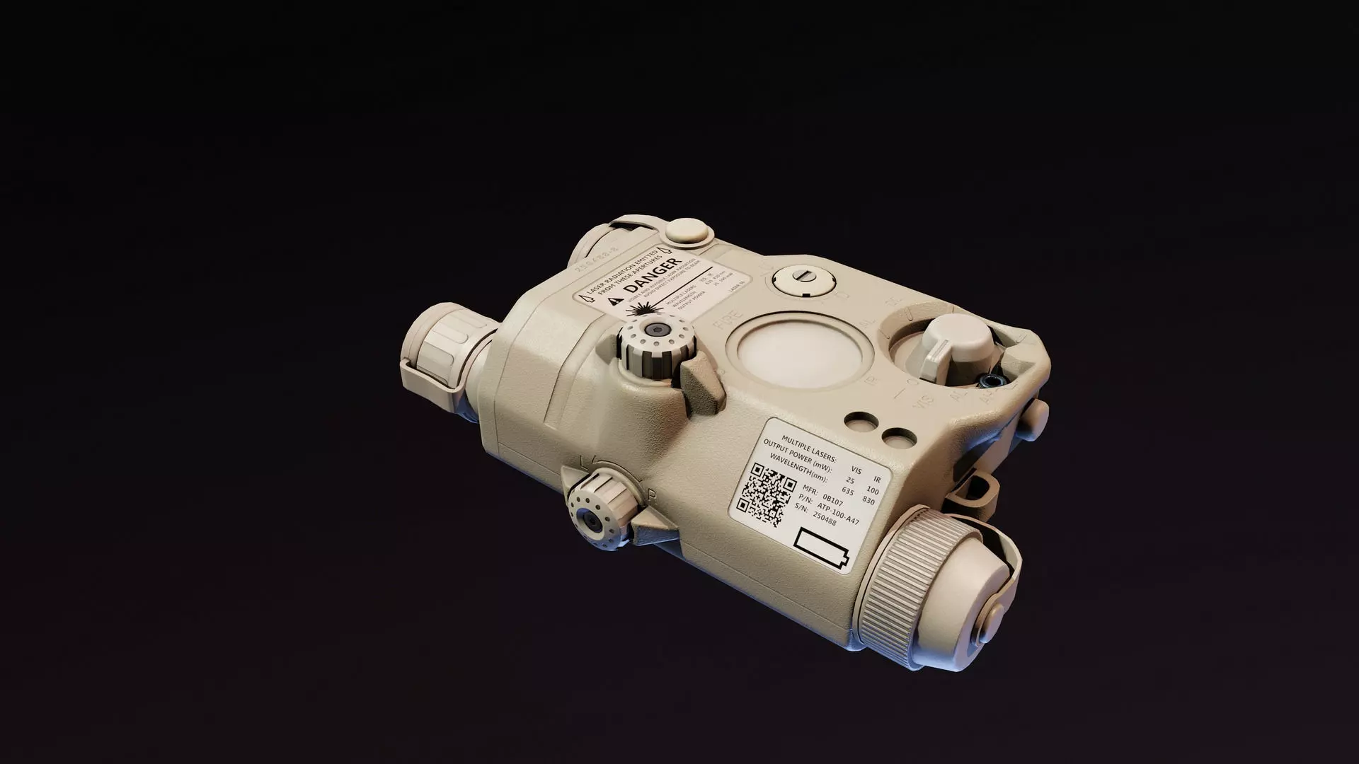 L3 LA5B ATPIAL Low-poly 3D model_0