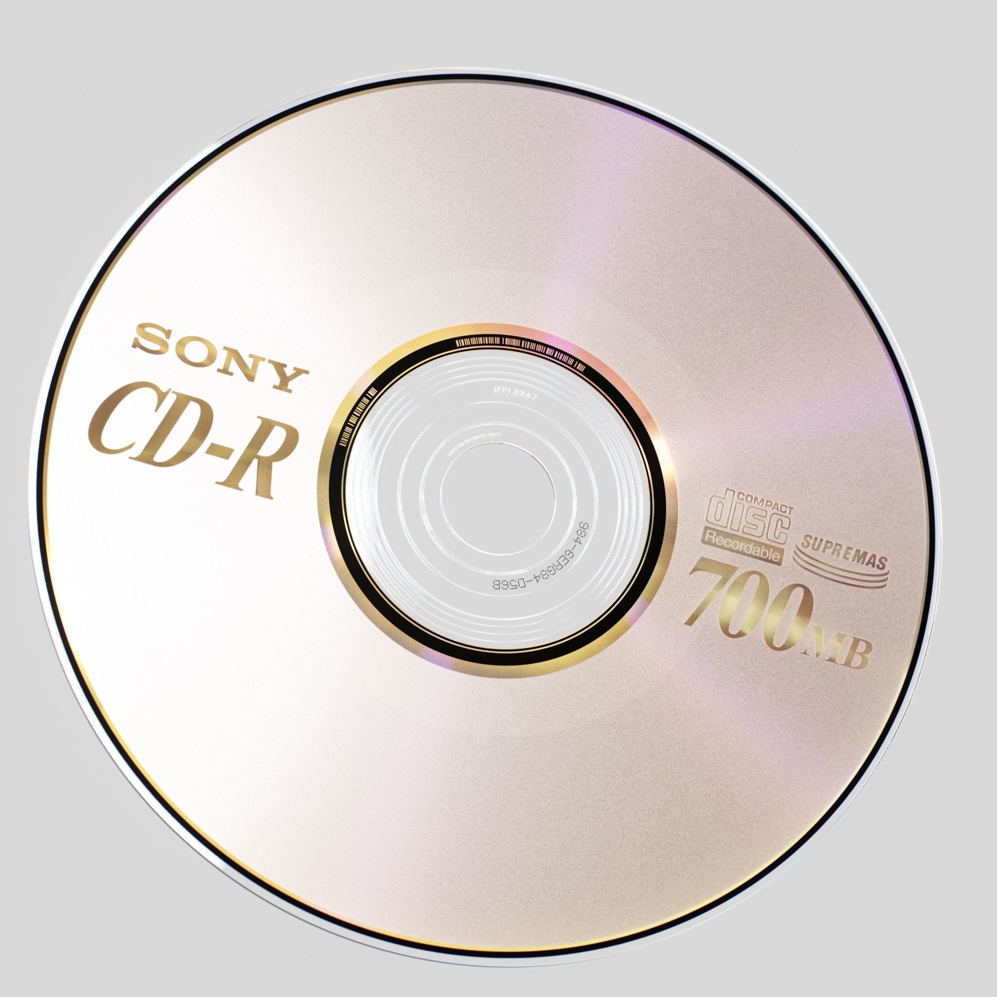 CD Disk - Hyper Realistic C4D Octane 3D model_7