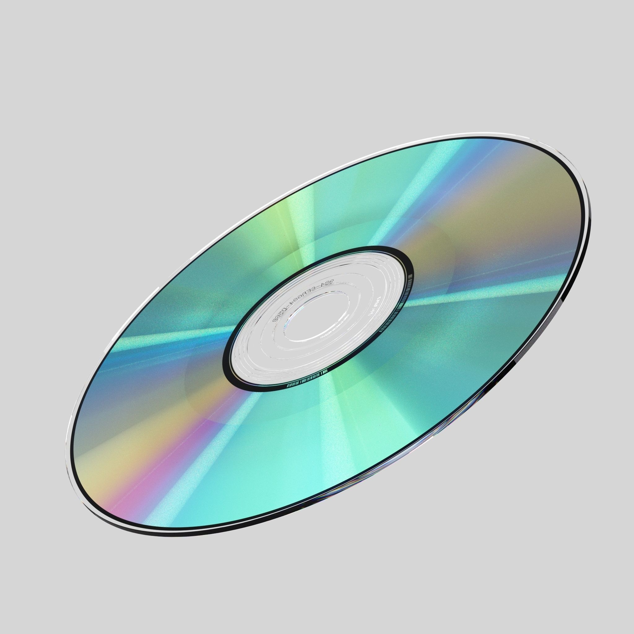 CD Disk - Hyper Realistic C4D Octane 3D model_5