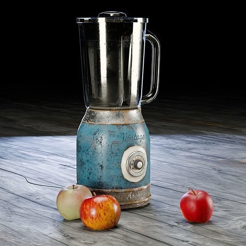 Old blender Low-poly 3D model
