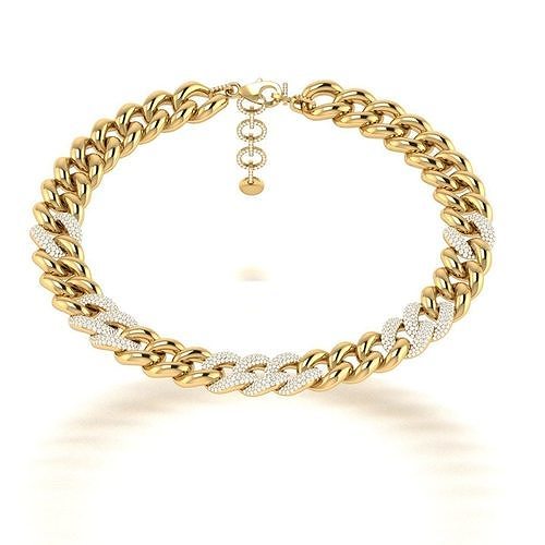 Cuban Diamond Necklace 3D print model