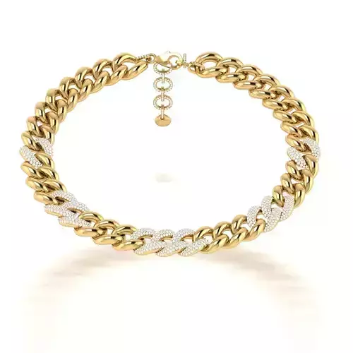 Cuban Diamond Necklace