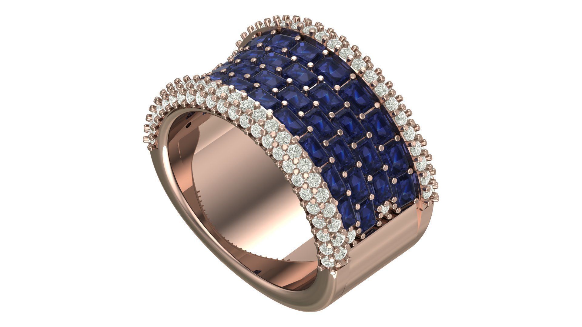 EMARELD BAND 3D print model_7