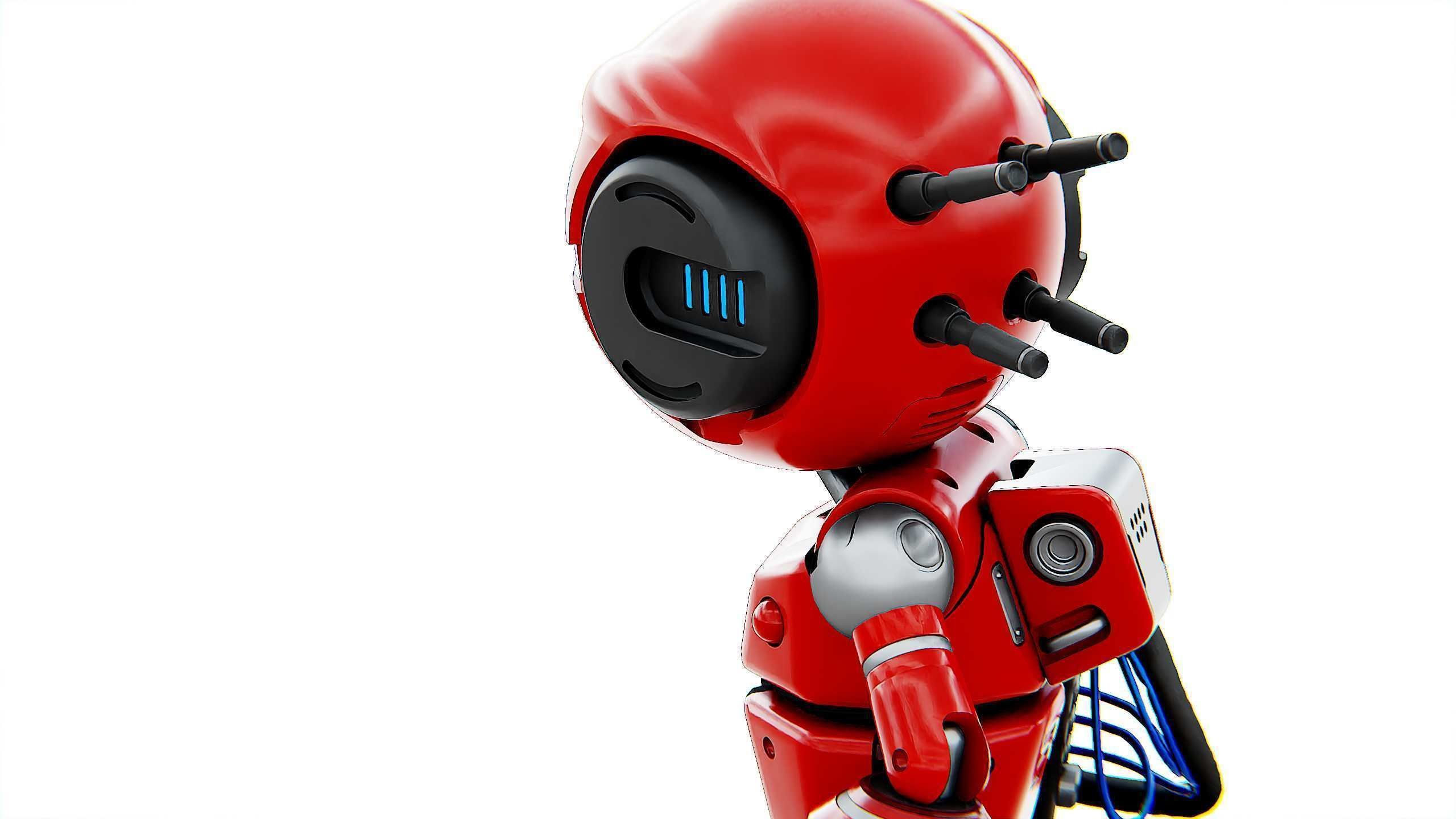 INDUSTRIAL BOT V-2 Rigged for Unreal Engine - Unity - MIXAMO 3D model_23