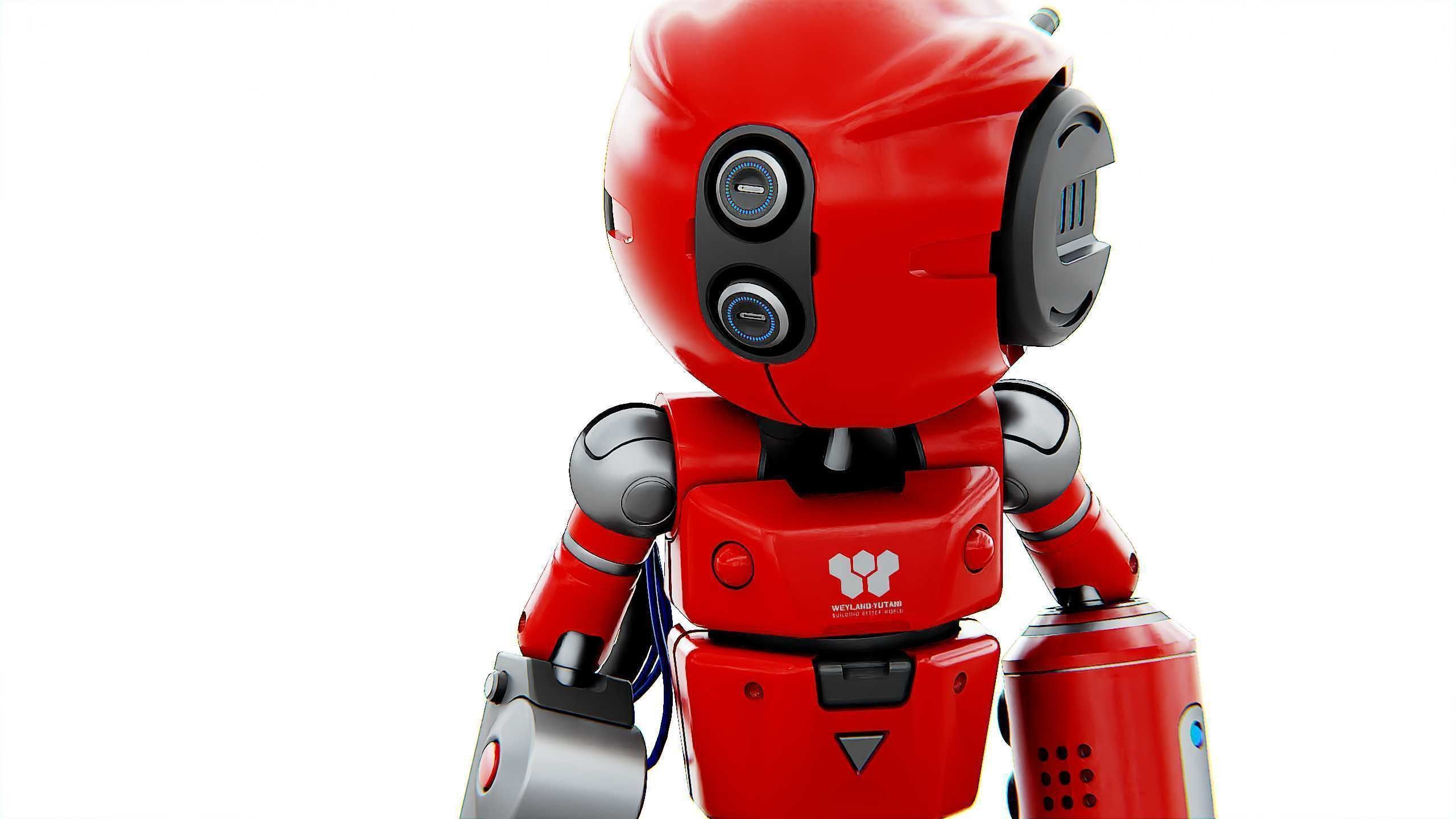 INDUSTRIAL BOT V-2 Rigged for Unreal Engine - Unity - MIXAMO 3D model_22