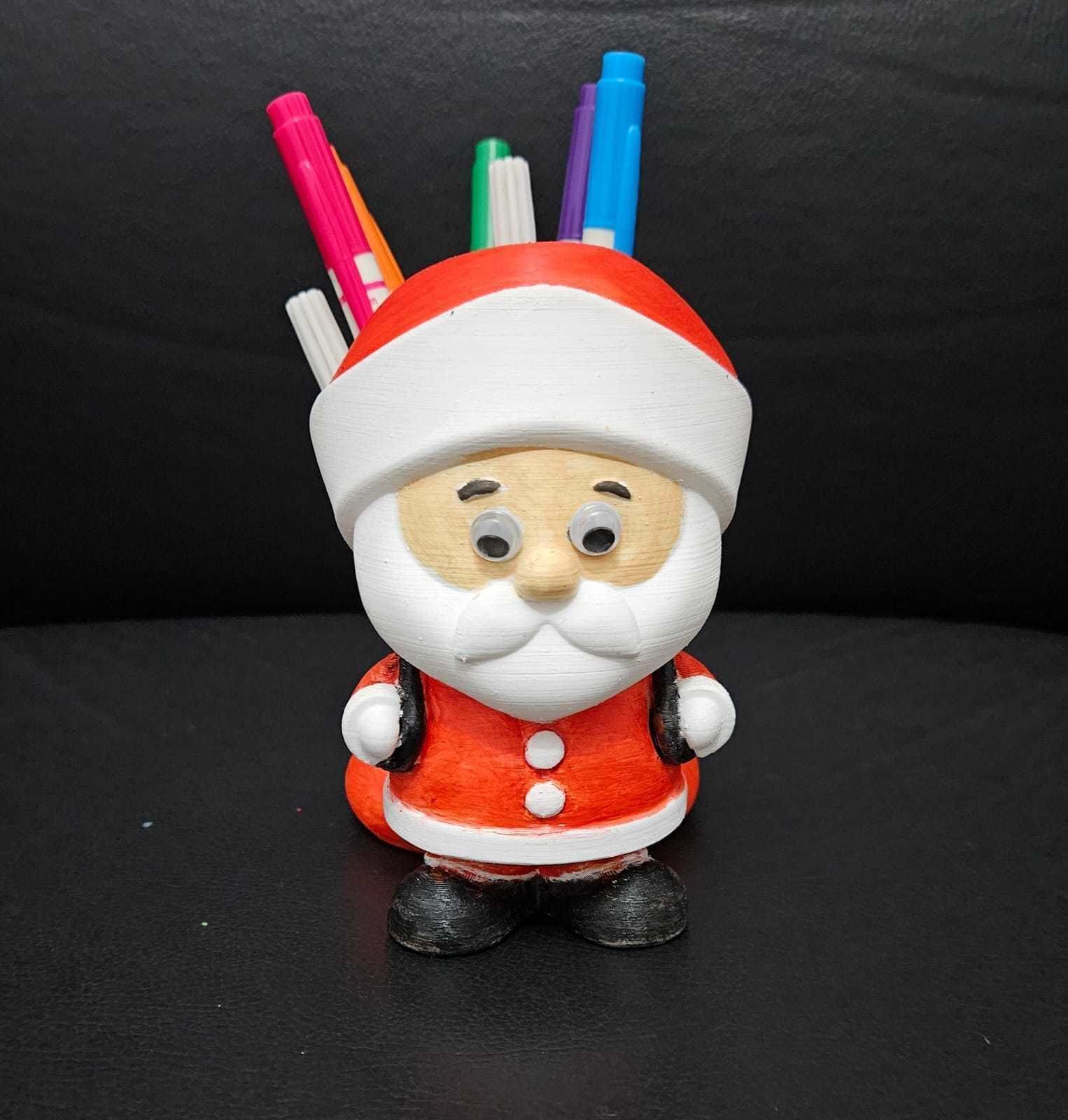 Santa Claus Pot 3D print model_26