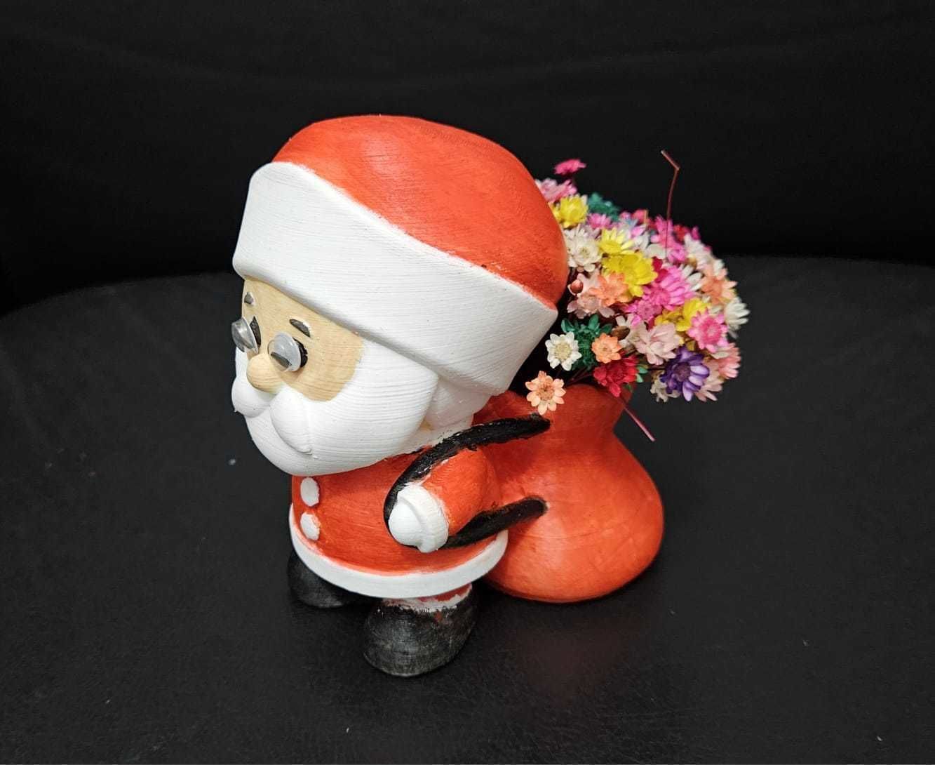 Santa Claus Pot 3D print model_23