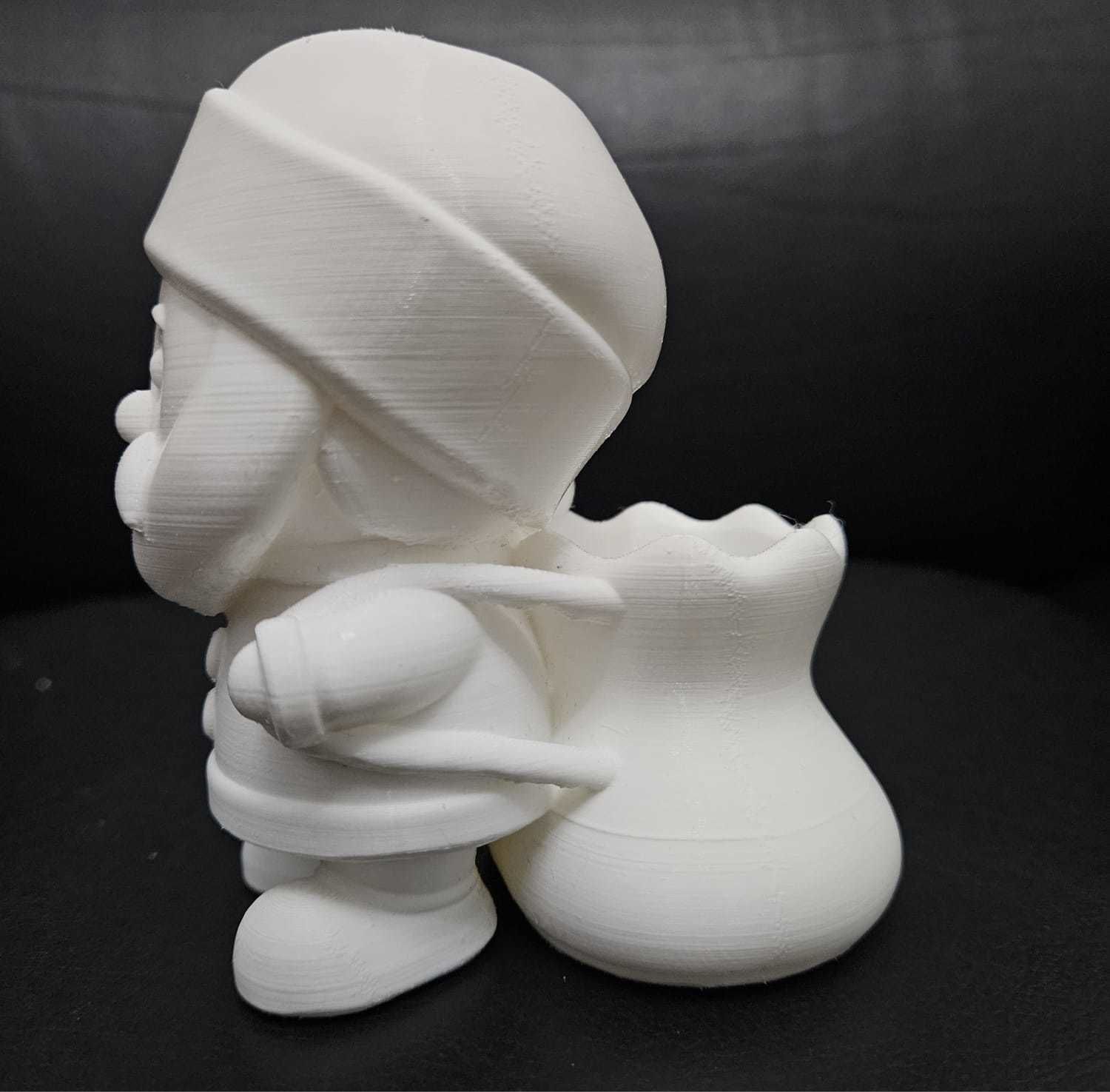 Santa Claus Pot 3D print model_7