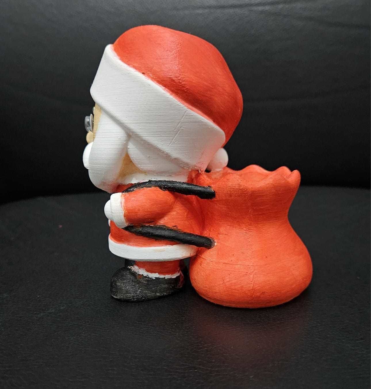 Santa Claus Pot 3D print model_22