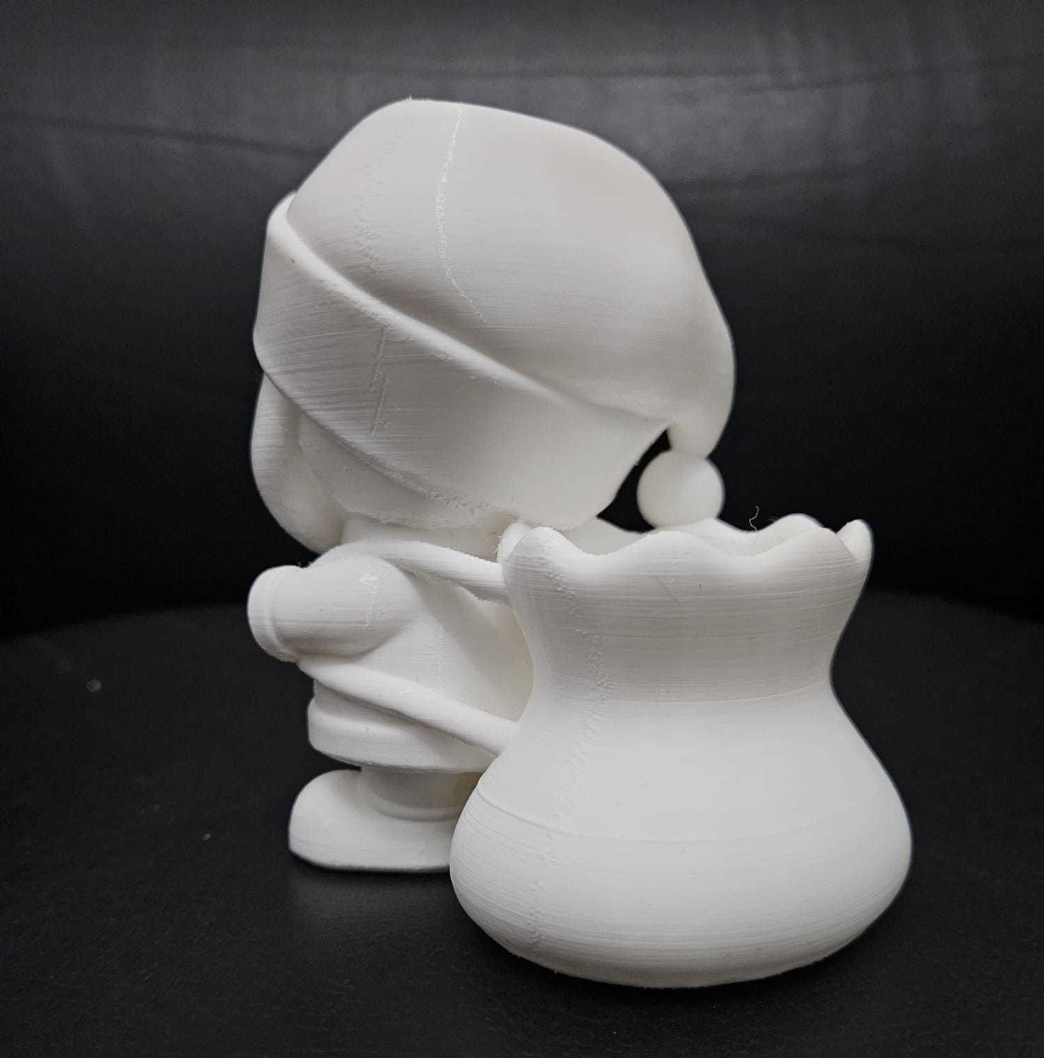 Santa Claus Pot 3D print model_8