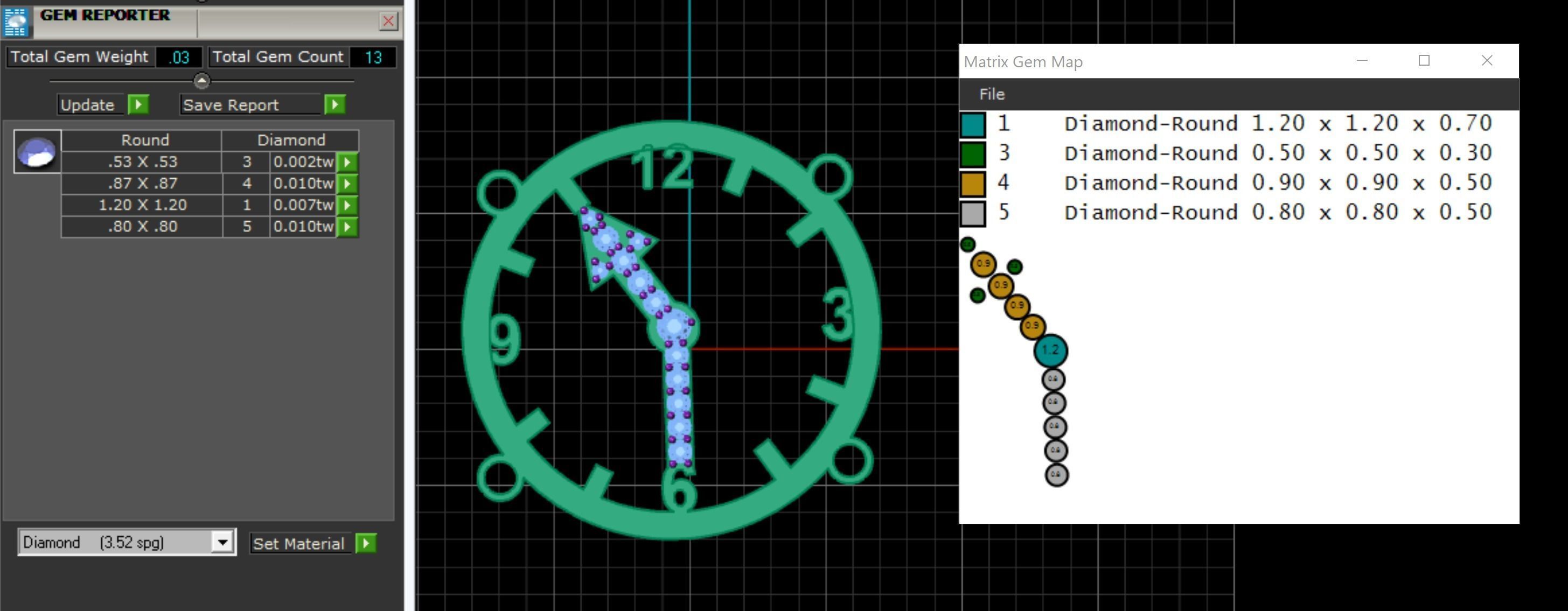 Watch Bracelet 3DM STL OBJ MTL 3D print model_3