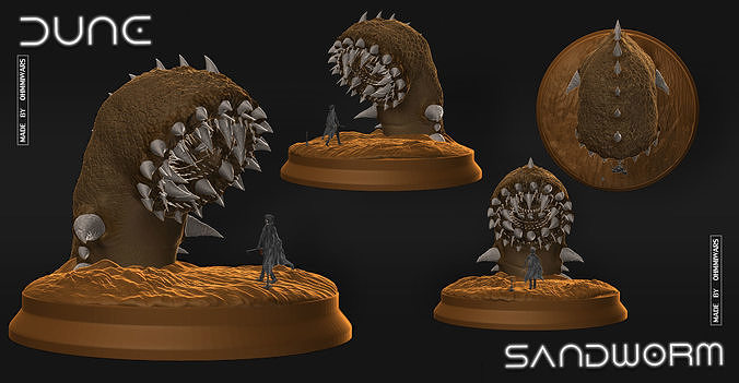 Dune figure Art toy Free 3D print model