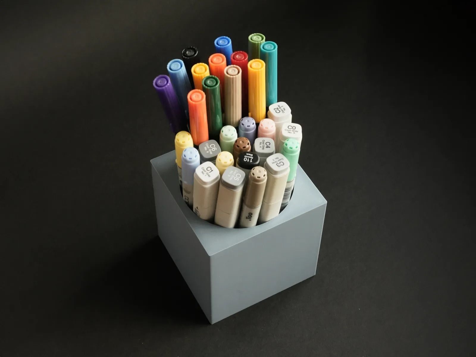 Modular Desk Organization System 3D print model_7