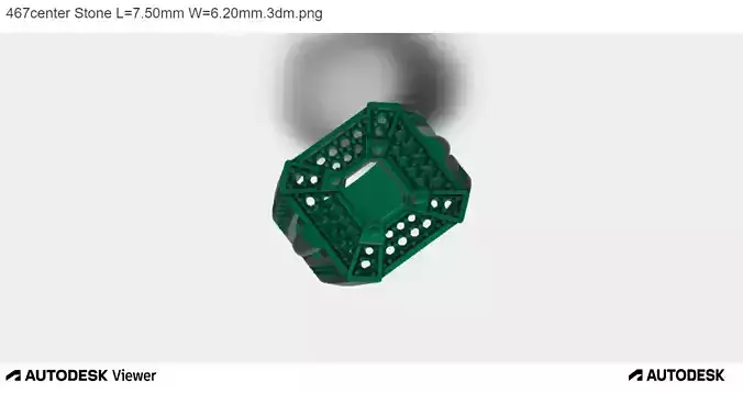 Women Ring With an Asscher Cut Center Stone 