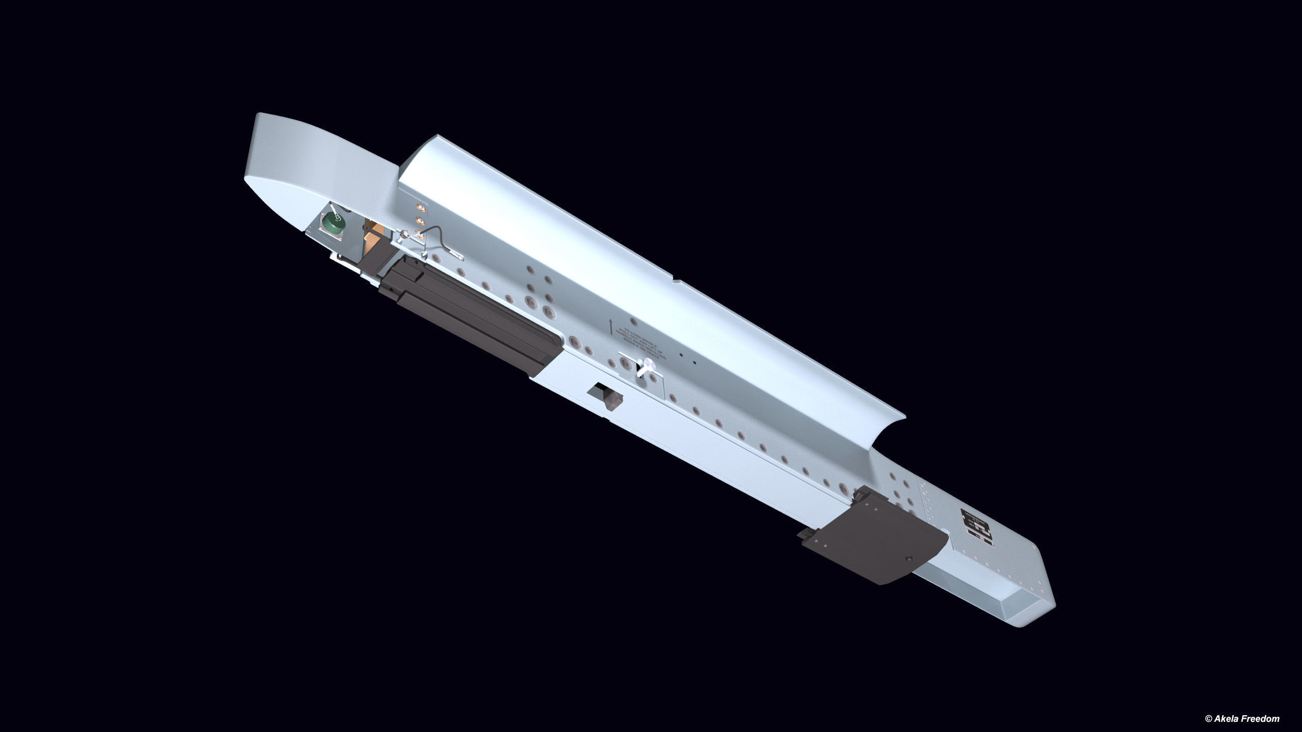 LAU-118 Launcher 3D model_2
