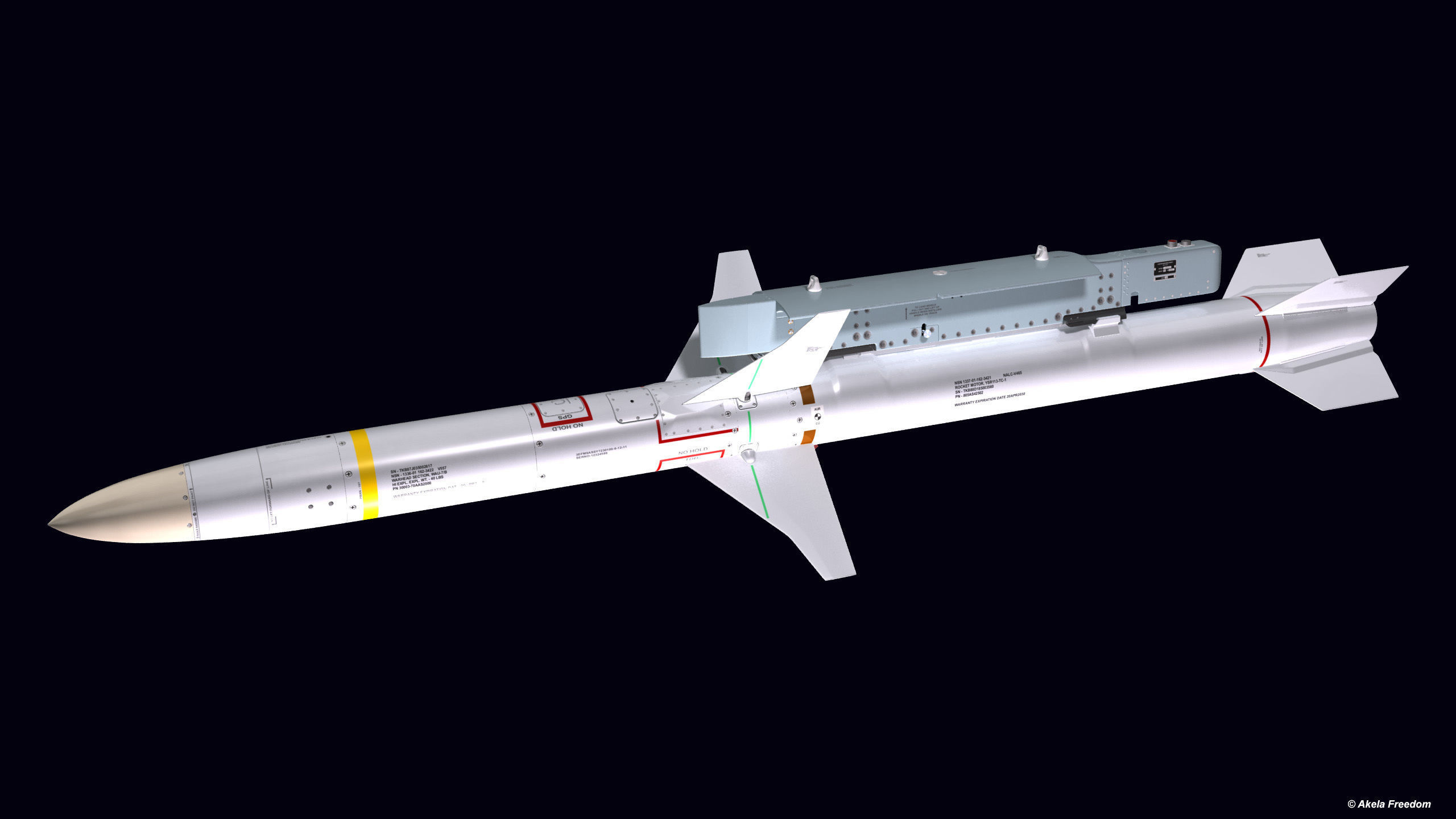 LAU-118 Launcher 3D model_8