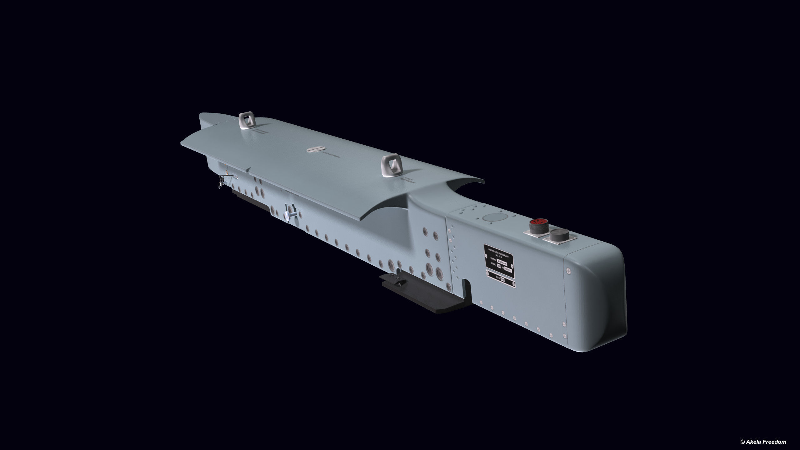 LAU-118 Launcher 3D model_1