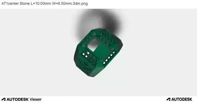 Women Ring With an Emerald Cut Center Stone