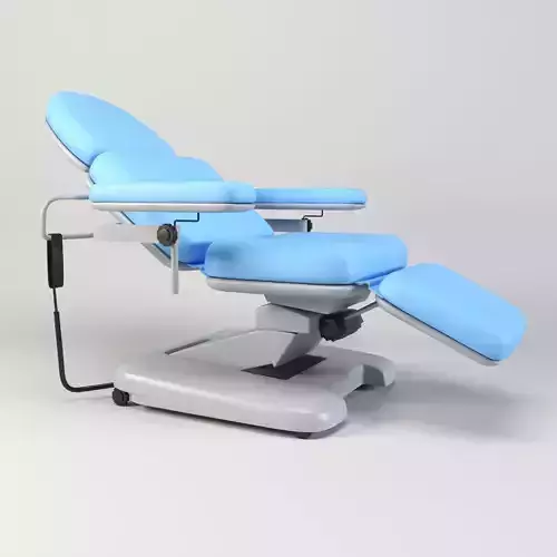 Electric Adjustable Blood Donation Chair Low-poly 3D model