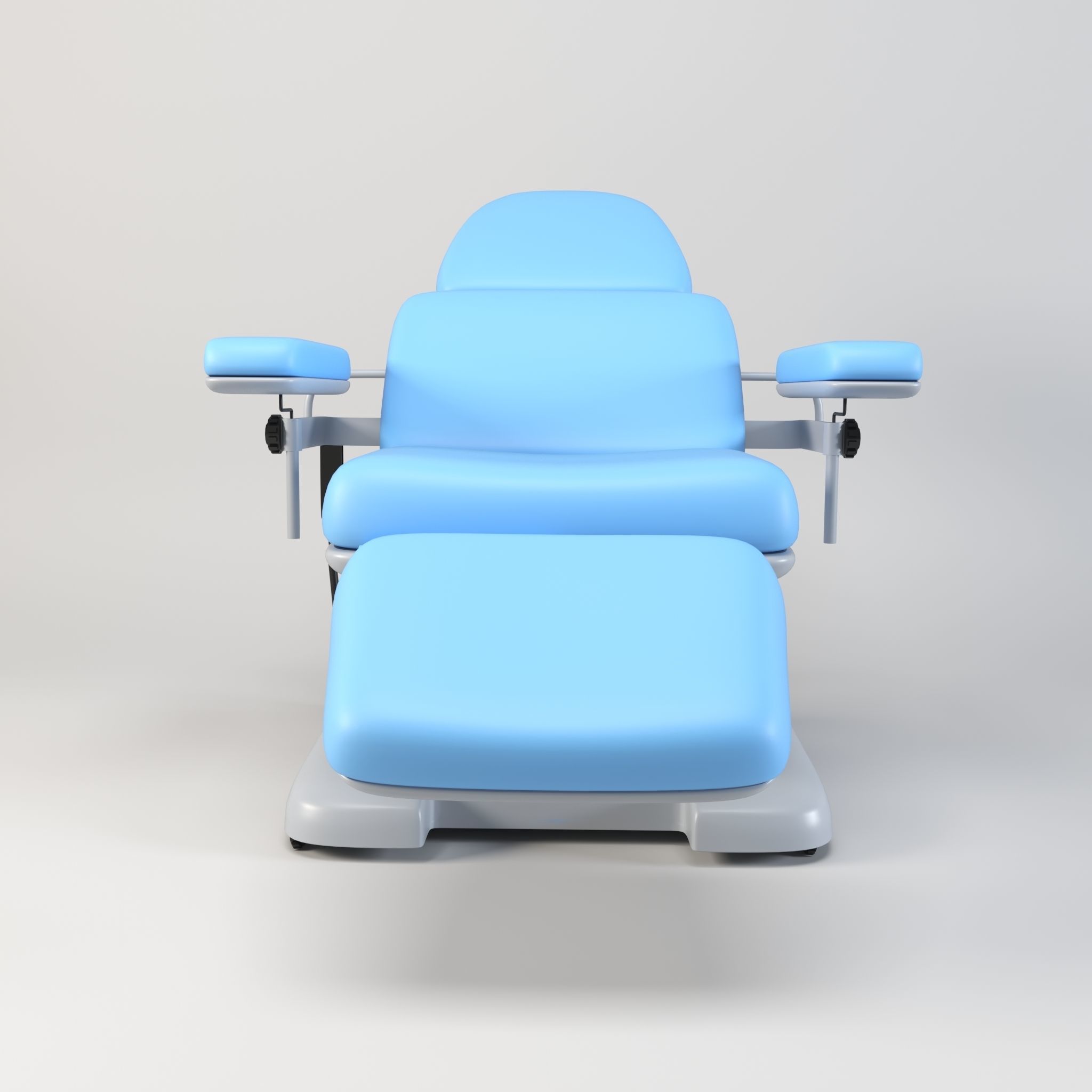 Electric Adjustable Blood Donation Chair Low-poly 3D model_5