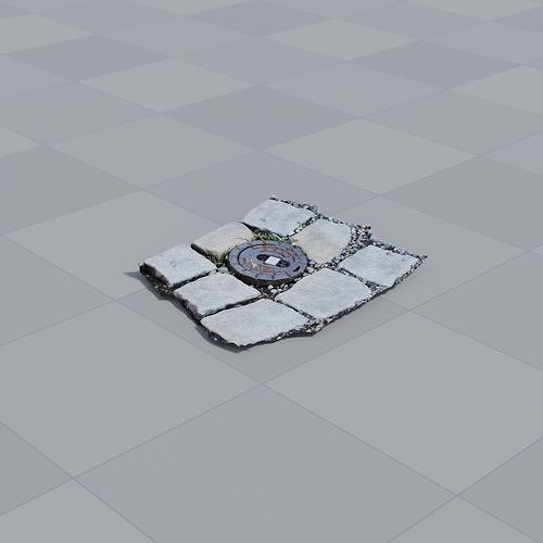 Gas Block Photoscan 3D model
