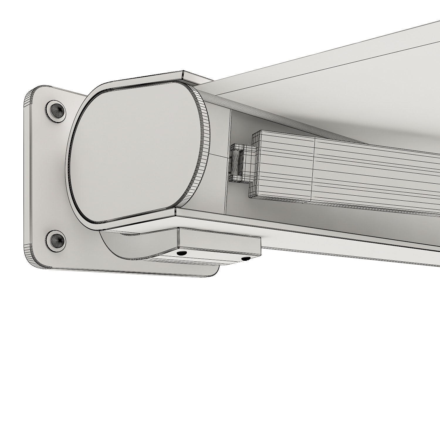 Mechanical sunshade 3D model_3