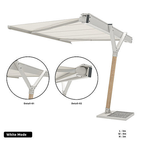 Mechanical Sunshade 3D model
