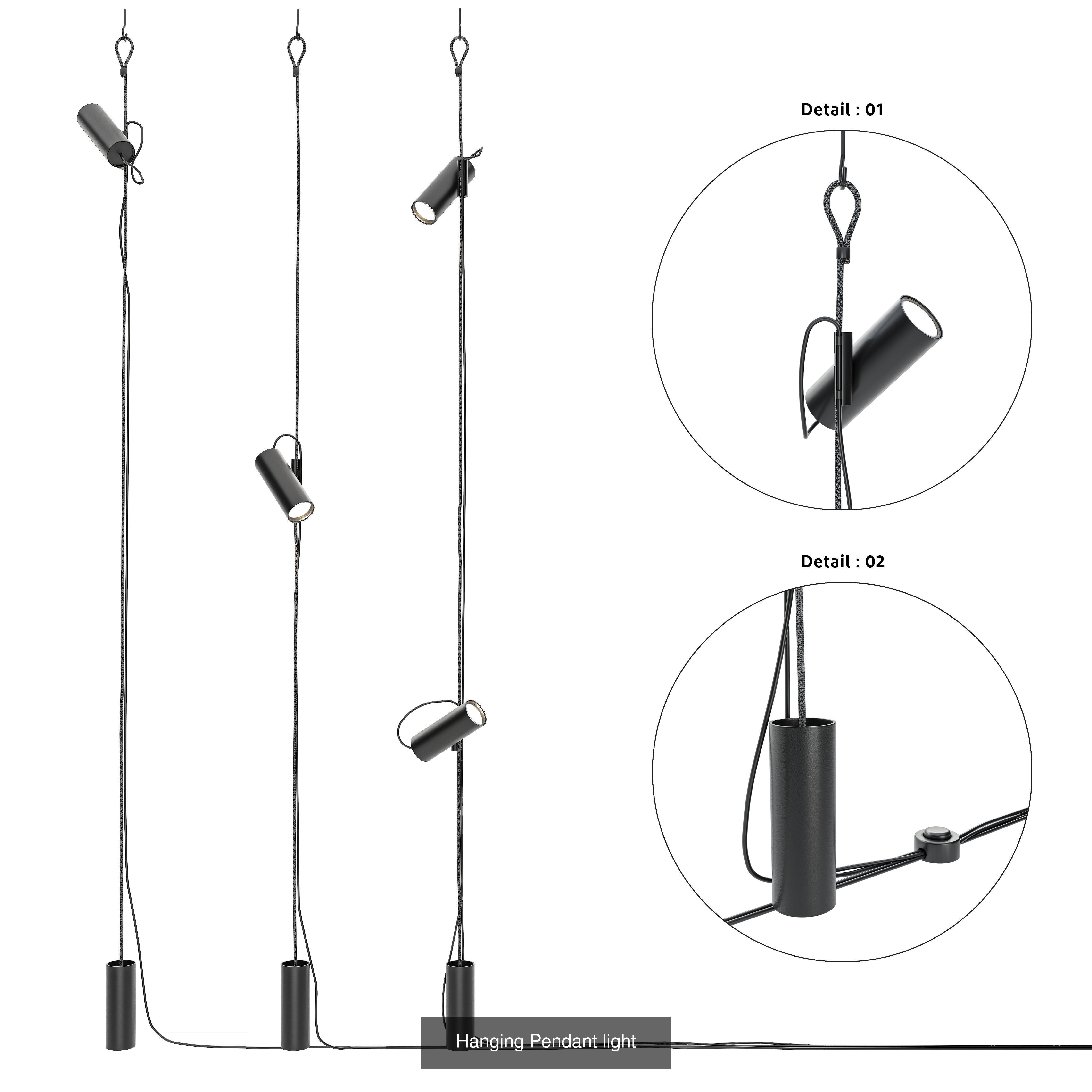 Minimal Lights 3D Model Collection_3