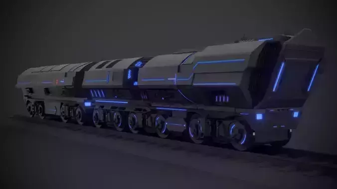 Driverless cargo train