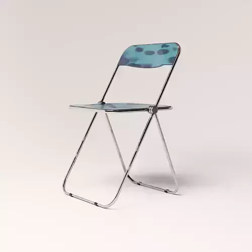 Plia Folding Chair Low-poly 3D model