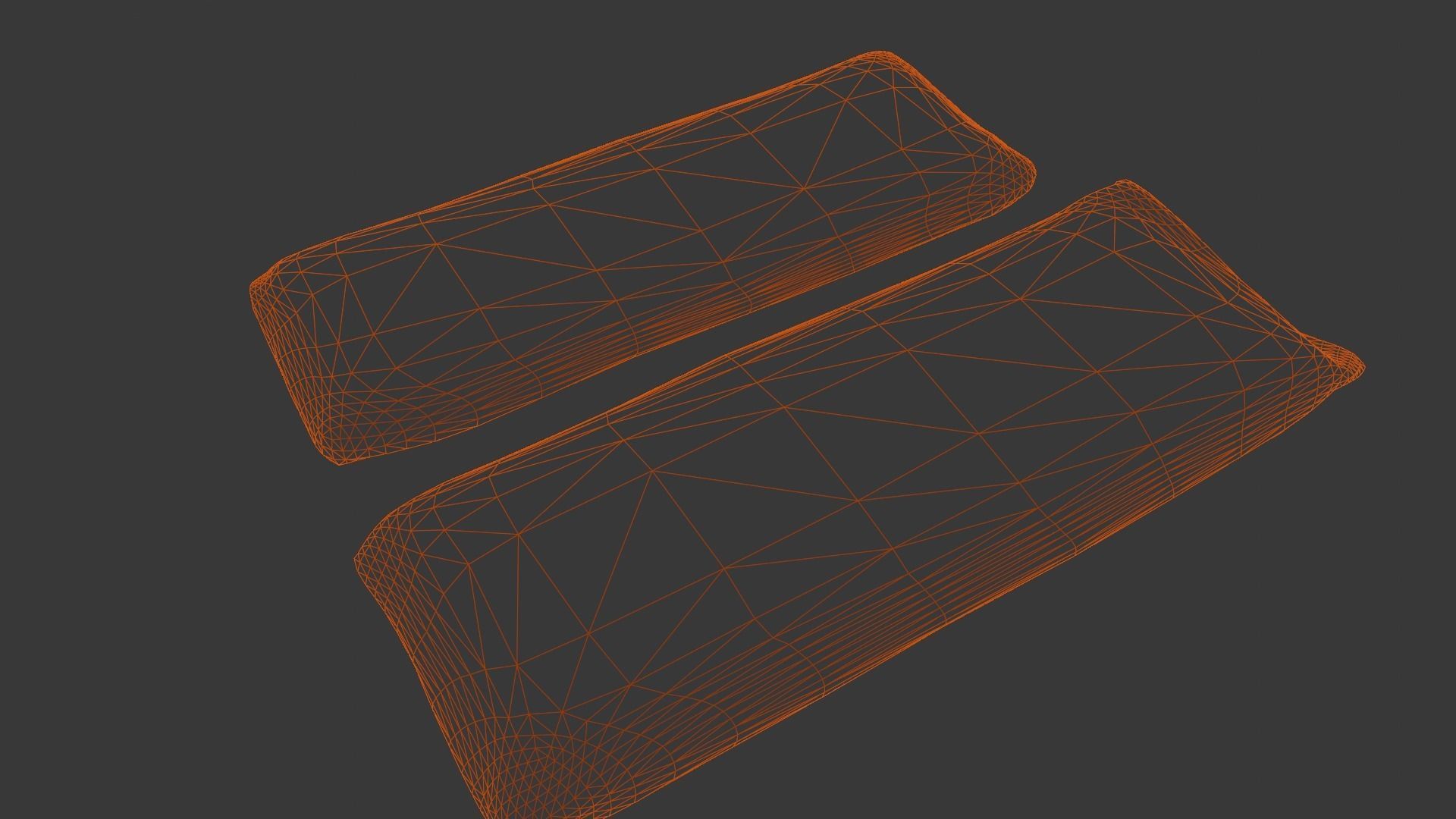 Old Bed 3D Model Low-poly 3D model_11