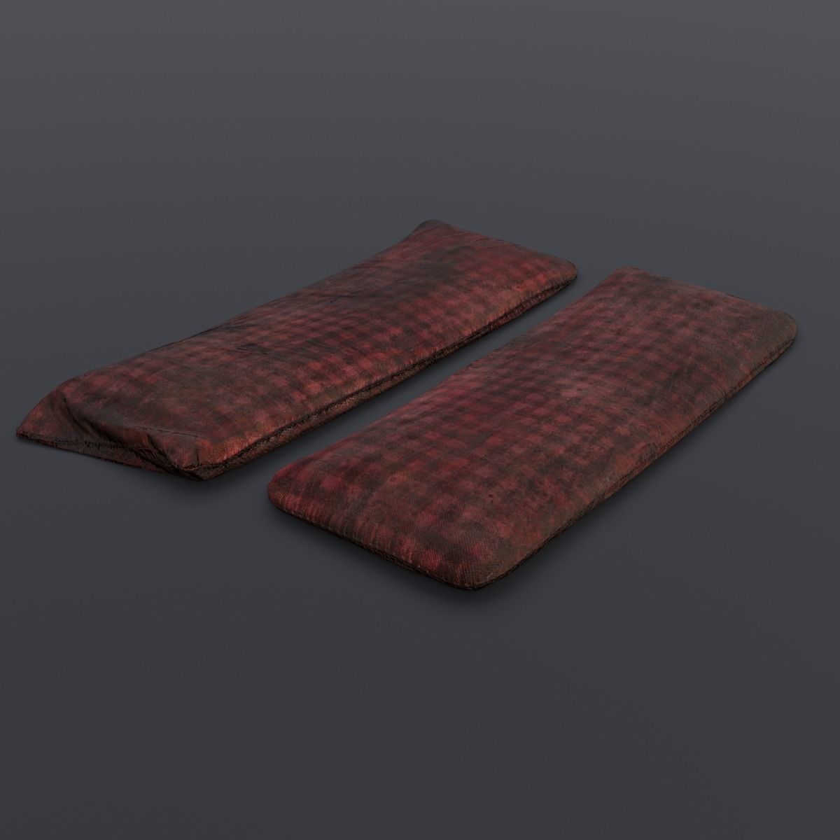 Old Bed 3D Model Low-poly 3D model_6