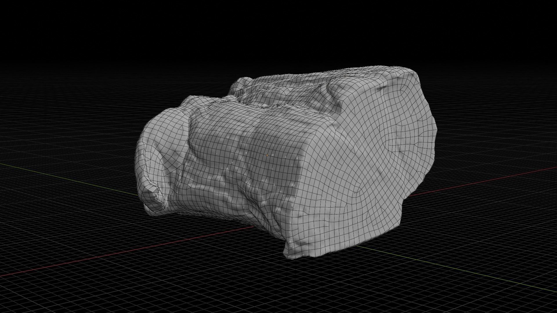 Ham pork meat Free low-poly 3D model_3