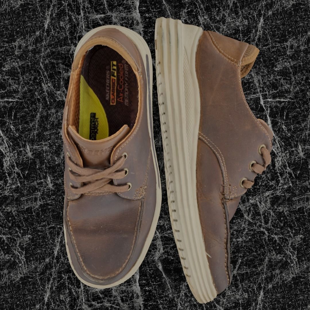 SKECHERS 3D SHOES - PERTOLA - VALARGO - BROWN Low-poly 3D model_2